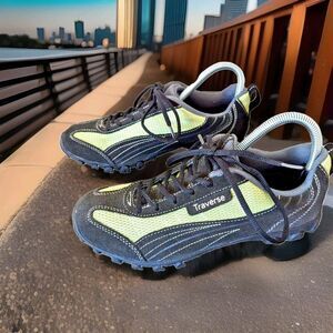 Traverse Bike MTB Cycling Shoes Green Black Cleats Women's Size 8